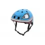 Hornit Shark bērnu velosipēda ķivere ar LED apgaismojumu, zila/pelēka, 48-53 cm