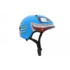 Hornit Shark bērnu velosipēda ķivere ar LED apgaismojumu, zila/pelēka, 48-53 cm