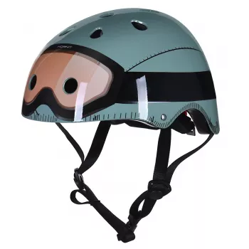 Hornit Military bērnu velosipēda ķivere 53-58 cm ar aizmugurējo LED apgaismojumu