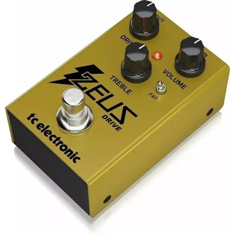 TC Electronic Zeus Drive Overdrive pedālis - Analogā Klon Centaur iedvesmota shēma, True Bypass, kompakts presēta metāla korpuss, 9V DC