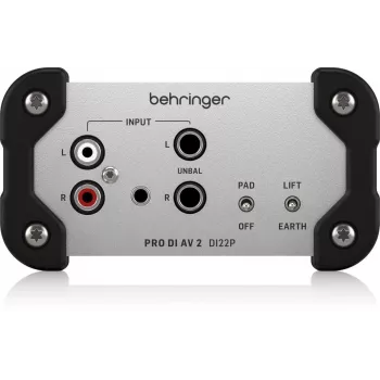 Behringer DI22P pasīvā stereo DI kaste