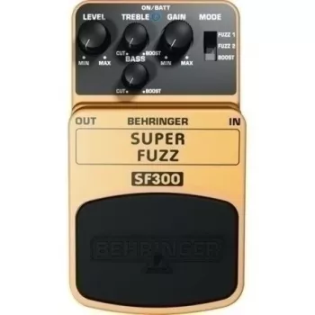 Behringer SF300 Super Fuzz pedālis ar 3 režīmiem elektriskajai ģitārai