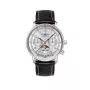 Zeppelin Mediterranee 96371 dāmu kvarca pulkstenis, 36mm, balts ciparnīca, zils ādas siksniņa