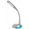 Activejet VENUS RGB pelēks LED galda lampa ar krāsu mainīgu pamatni un USB uzlādi