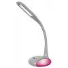 Activejet VENUS RGB pelēks LED galda lampa ar krāsu mainīgu pamatni un USB uzlādi