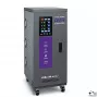 Qoltec 15kVA trīsfāžu servomotora sprieguma stabilizators AVR ar LCD displeju, ±3% precizitāte, Expert Line