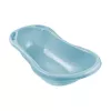 KEEEPER mazuļa vannas 84cm Wiktoria Pure Blue – ergonomiska, neslīdoša vanna ar izplūdes aizbāzni, bez BPA, PP, 25L
