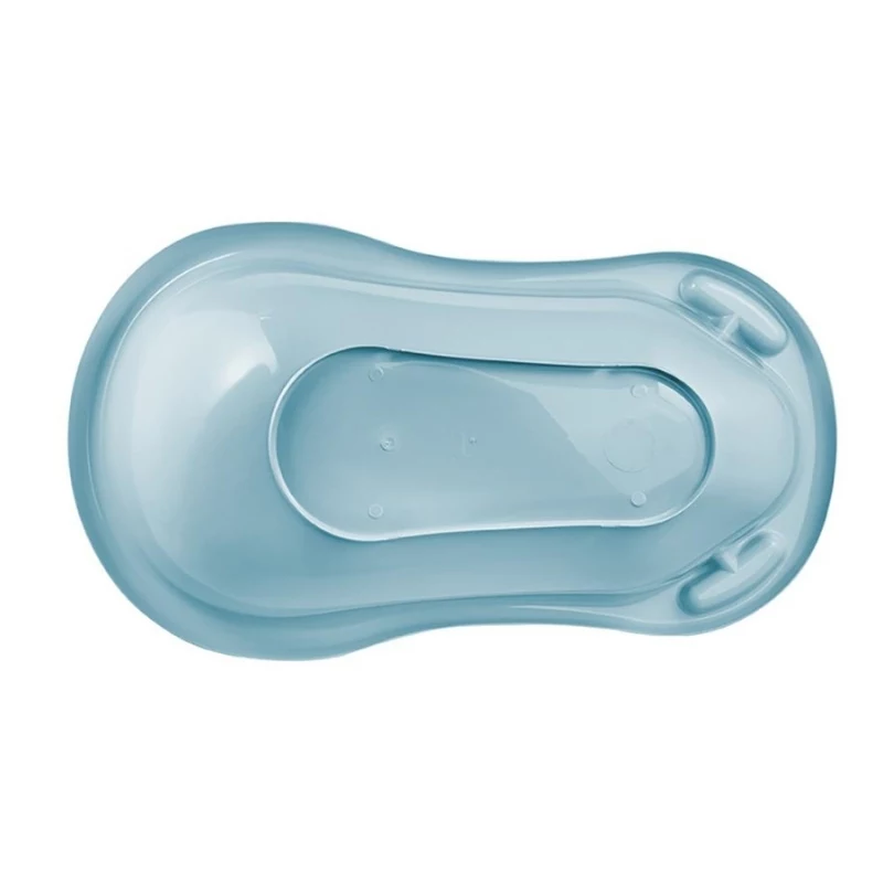 KEEEPER mazuļa vannas 84cm Wiktoria Pure Blue – ergonomiska, neslīdoša vanna ar izplūdes aizbāzni, bez BPA, PP, 25L