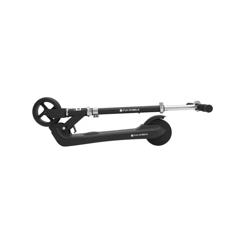 REBEL FUN WHEELS BLACK elektriskais skrejritenis 250W 25km/h 8 inch cietās riepas