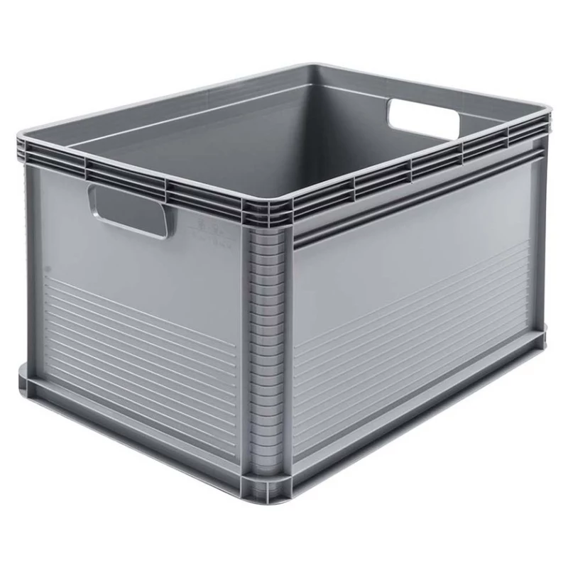 keeeper Robert 64L lielas noslodzes transporta kaste, 60 kg slodze, 600x400x320 mm, pelēka