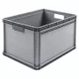 keeeper Robert 64L lielas noslodzes transporta kaste, 60 kg slodze, 600x400x320 mm, pelēka