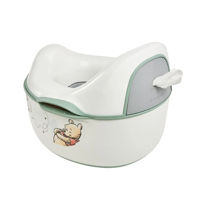 KEEEPER Kasimir Winnie the Pooh 4-in-1 daudzfunkcionāls podiņš-trenažieris, balts, 34,9 x 31,5 x 26,2 cm