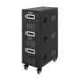 KEMOT PROavr-100k 100 kVA trīsfāžu automātiskais sprieguma stabilizators, servomotors, 280-430V ieeja, 380V izeja, LCD, melns