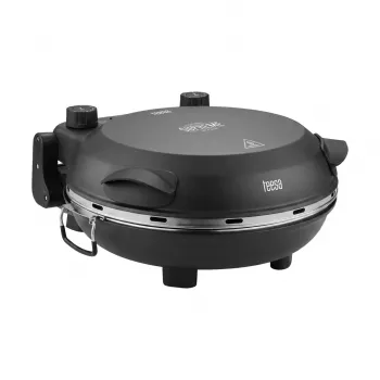 TEESA SUPREME FUN Picas krāsns 1200W, 400°C, divi sildelementi, melna