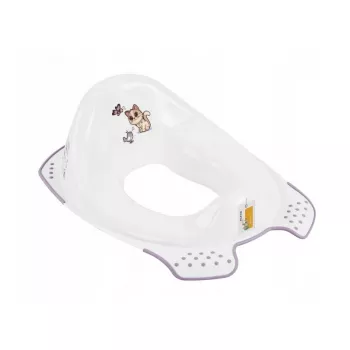 keeeper Tualetes podiņa treniņu sēdeklis ar pretizslīdēšanas funkciju Ewa “Cats” 30x40x15cm Balts