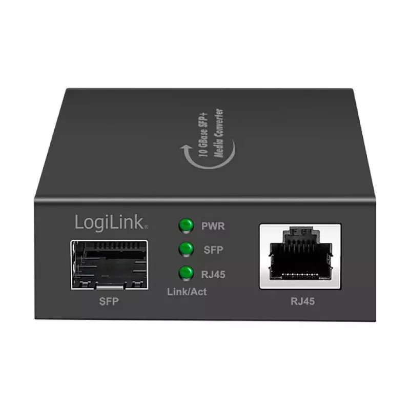 LogiLink 10 Gigabit mediju pārveidotājs RJ45 uz 10G SFP+ (NMC003)