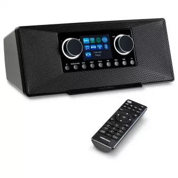 MEDION MD 89289 Stereo interneta radio DAB+ FM Bluetooth Wi-Fi Spotify Connect melns