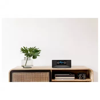 MEDION MD 89289 Stereo interneta radio DAB+ FM Bluetooth Wi-Fi Spotify Connect melns