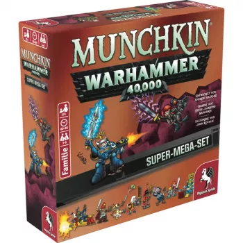 Pegasus Munchkin Warhammer 40K Super Mega Set galda spēle