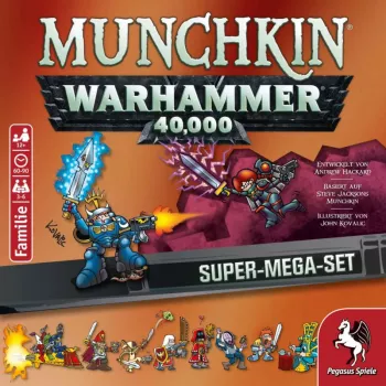 Pegasus Munchkin Warhammer 40K Super Mega Set galda spēle