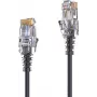 PureLink AVIT Media Series Slim Cat.6a S/FTP tīkla kabelis, 0,5 m, melns