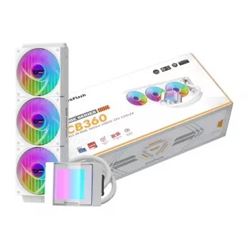 Darkflash CB360 White 360mm ARGB AIO šķidruma CPU dzesētājs