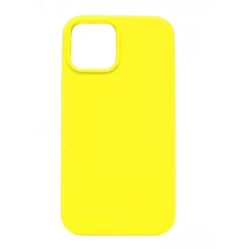 Evelatus Apple iPhone 12 mini Premium Soft Touch silikona apvalks citronu dzeltens