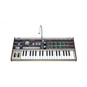 Korg microKORG analogās modelēšanas sintezators ar 37 mini taustiņiem un vokoderi, pelēks