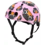 Hornit Pug bērnu velosipēda ķivere ar LED apgaismojumu - rozā, 48-53 cm PUS806