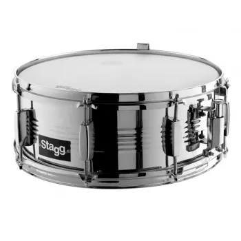 Stagg SDS-1455ST8/M 14 inch x 5,5 inch tērauda signālblokbungas, hromētas