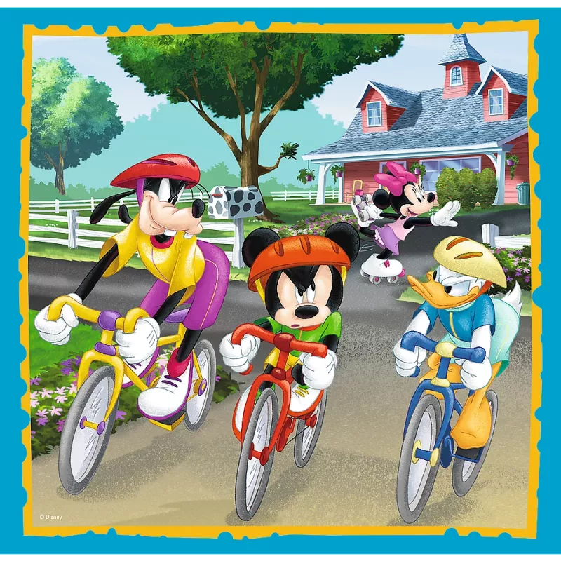 Trefl 3-in-1 Mickey Mouse and Friends saliekamā puzle - 20, 36, 50 gabali