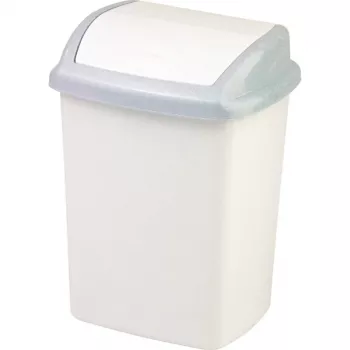 CURVER Dominik 25L atkritumu tvertne, pelēka, 36,5 x 29,1 x 48 cm