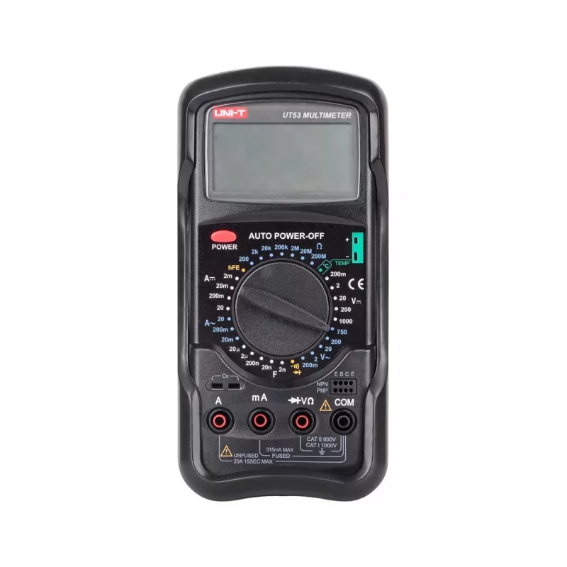 UNI-T UT53 digitālais multimetrs ar izolācijas testeri