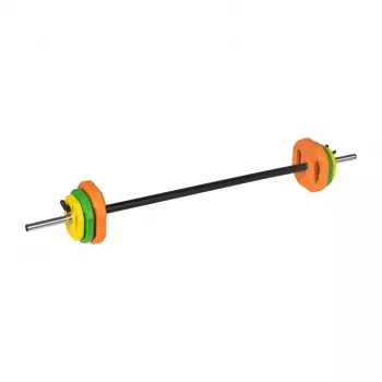 REBEL ACTIVE 20 kg čuguna stieņa komplekts ar 140 cm stieni