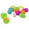 LEAN TOYS Lieldienu olu mīkstās trušu rotaļlietas komplekts, 12 gabali