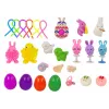 LEAN TOYS Lieldienu fidget rotaļlietas pretstresa rotaļlietu komplekts 24 elementi