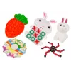 LEAN TOYS Lieldienu fidget rotaļlietas pretstresa rotaļlietu komplekts 24 elementi