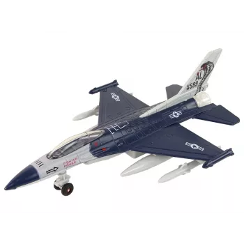LEAN TOYS Lidmašīna ar berzes piedziņu, gaismām un skaņām 1:72 Navy