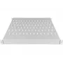 ALANTEC SA-PR-19-1U-500-900-4-S regulējams 19 inch 1U plaukts, dziļums 500-900 mm, pelēks, 4 stiprinājuma punkti