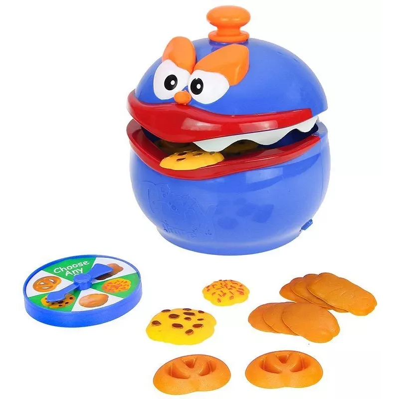 LEAN TOYS Cepumu grābšanas spēle Cepumu ēdājs Jautra ģimenes spēle - Asa sižeta un refleksu galda spēle 2-4 spēlētājiem no 3 gadu vecuma