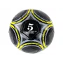 LEAN TOYS melna futbola bumba 24 cm 5. izmērs