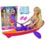 LEAN TOYS Leļļu aksesuāri Kajaks Oranžs