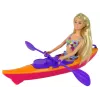 LEAN TOYS Leļļu aksesuāri Kajaks Oranžs
