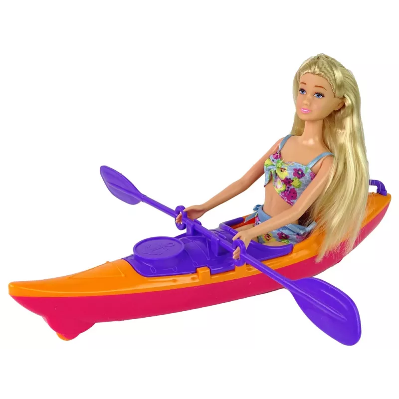 LEAN TOYS Leļļu aksesuāri Kajaks Oranžs
