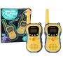 LEAN TOYS Rācijas bērniem dzeltenas - PMR446 divvirzienu radio komplekts ar 8 kanāliem, līdz 3 km diapazonu, apgaismotu LCD, lukturīti, VOX, jostas klipsi - 2 vienības