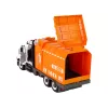 LEAN TOYS Atkritumu mašīna ar skrūvēšanas un griešanas piederumiem oranža
