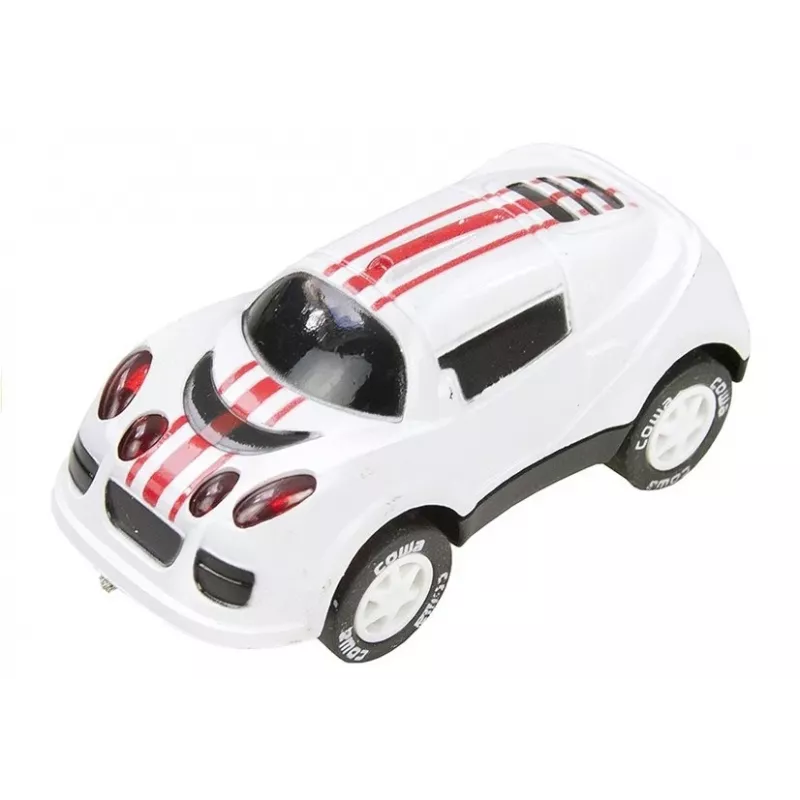 LEAN TOYS 2-in-1 sacīkšu komplekts RC sliežu auto trases komplekts ar 2 auto, 3,6 m modulāra trase, bezvadu pultis, LED priekšējie lukturi, no 6 gadu vecuma