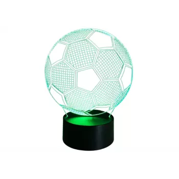 LEAN TOYS Bezvadu 3D LED Mēness lampa ar tālvadības pulti un skārienu, 16 krāsas, regulējams, uzlādējams, PLA, 150 mm