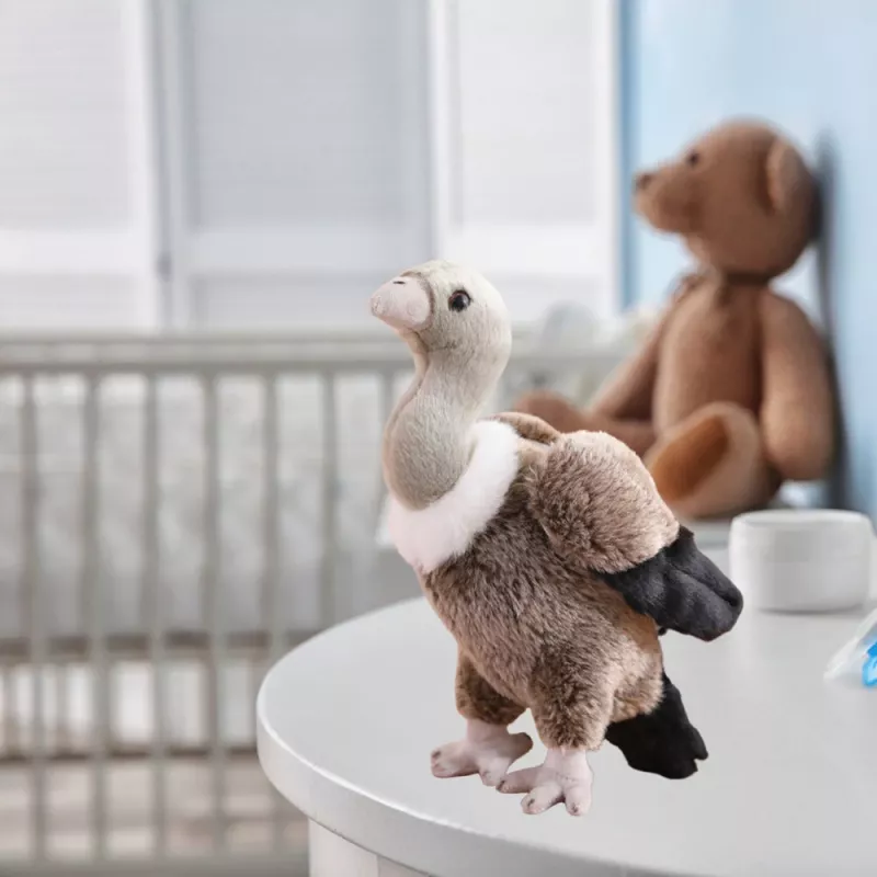 LEAN TOYS Plīša grifs Putns Plīša rotaļlieta Mascot Mīksta rotaļlieta 25cm