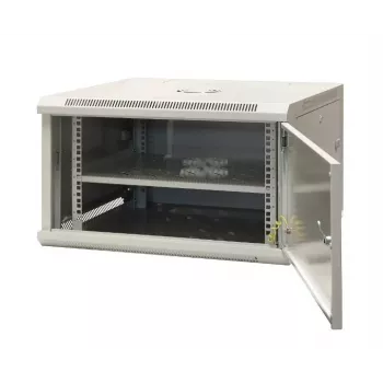 EMITER EM/AP6606-B 19 inch 6U sienas montāžas skapis 600x600x370mm melns